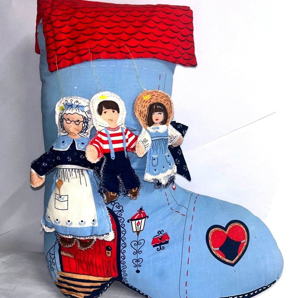 Old‎ Woman Who Lived in a Shoe Plush Fabric Cushion Nursery Rhyme Plush